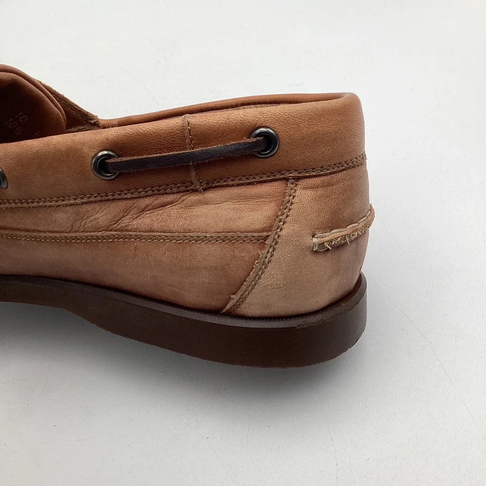 Mephisto Spinnaker Mens Tan Leather Boat Shoes‎ Deck Shoes Size 10.5 US 10 EUR